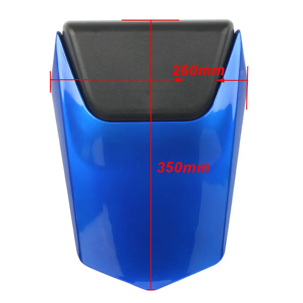 Мотоцикл пассажирский заднего сиденья Крышка клобук обтекатель для Yamaha YZF R1 2000 2001 YZF-R1 YZFR1 00 01 - Цвет: blue