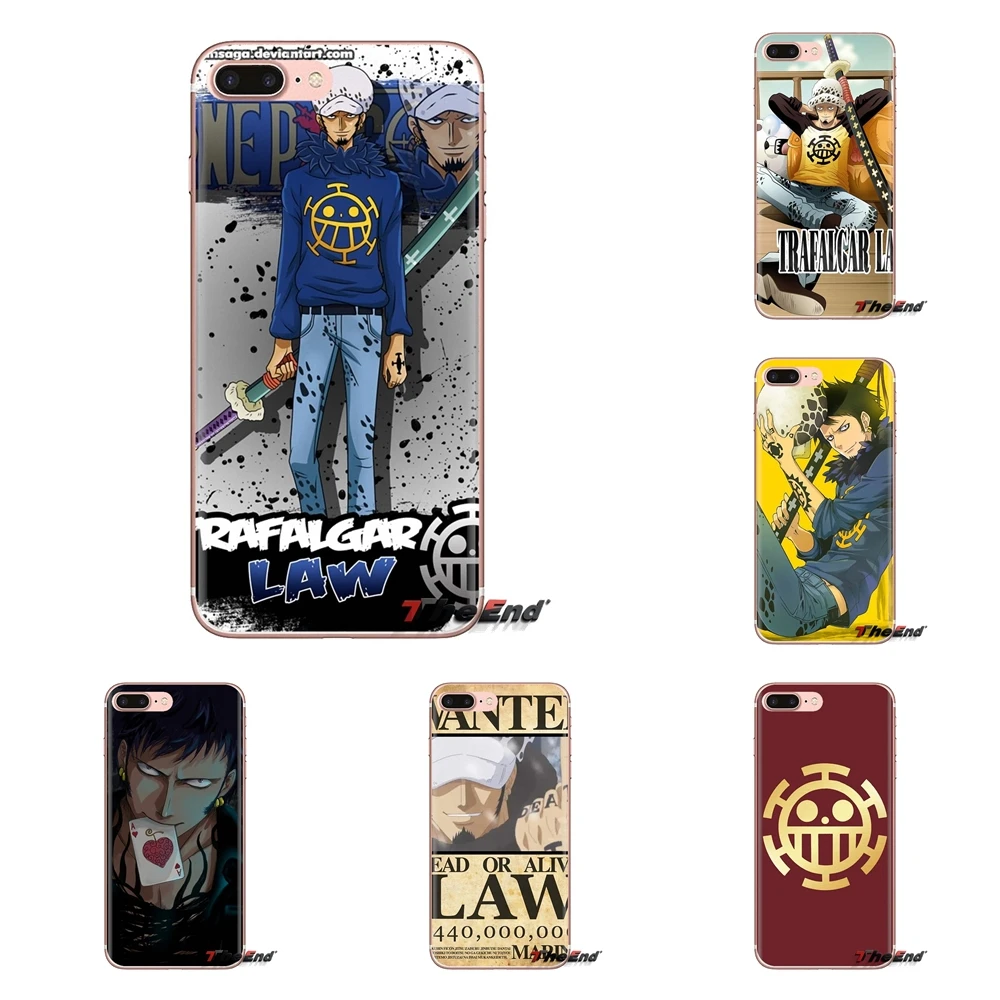 Phone Shell Case trafalgar law flag One piece For Huawei G7 G8 P7 P8 P9 Lite Honor 4C 5X 5C 6X Mate 7 8 9 Y3 Y5 Y6 II 2 Pro 2017 |