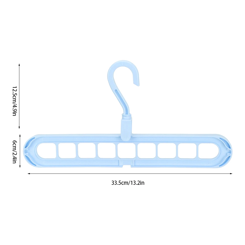 Nordic Portable Space Saving Hanger Magic Clothes Multi-Functional Hangers 9 Hole Space Saving Hanger Magic Hanger