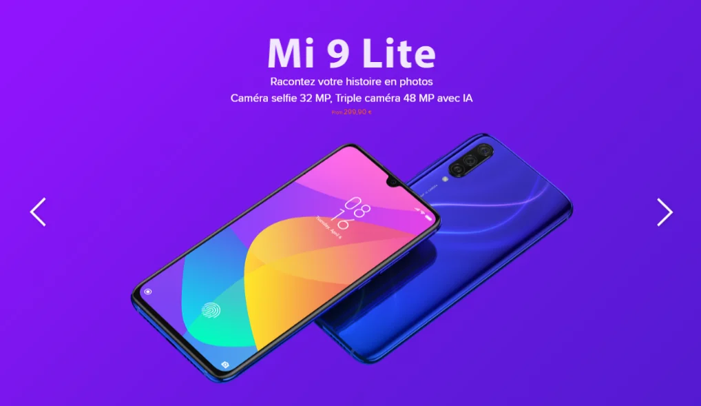 Глобальная версия Xiaomi Mi 9 Lite 6GB 64GB Смартфон Snapdragon 710 Восьмиядерный 6,39 ”AMOLED 48MP+ 32MP 4030mAh NFC мобильный телефон