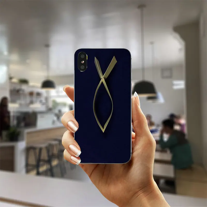 Иисуса рыба с крестом логотип Coque Capa Мягкий ТПУ силиконовый чехол для телефона iPhone X XR XS Max 5 5S SE 6 6S 7 7Plus 8 Plus