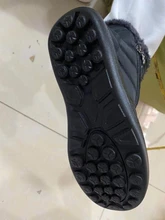 Rimocy-Botas de nieve impermeables de felpa gruesa para mujer, botines de plataforma antideslizantes de talla grande 43, zapatos acolchados de algodón para invierno