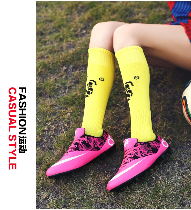Футбольные бутсы для мужчин, Детские шипованные кросовки для футбола, кожаные кроссовки для футбола, кроссовки для футбола