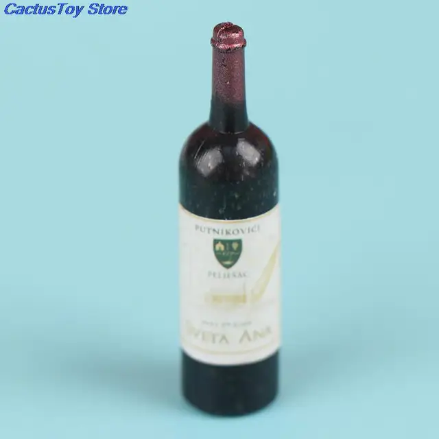 10Pcs 1/12 Dollhouse Miniature Accessories Mini Wine Bottle Set With Box Simulation Drinks Model Toys For Doll House Decoration 3