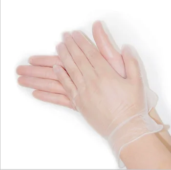 

One Time Pvc Gloves 50 Pcs/box Powder Free Food Processing Protective Gloves To Isolate Virus And Prevent Bacterial Epidemic