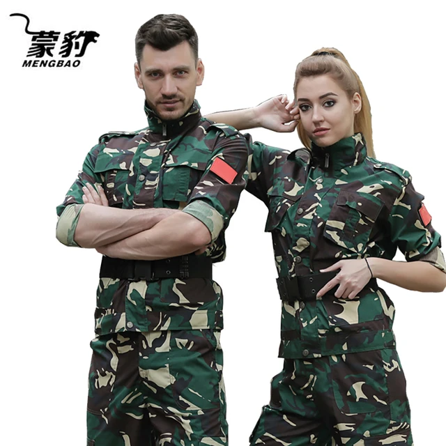 Traje militar de camuflaje de las fuerzas especiales, uniforme militar de  manga corta, traje táctico de camuflaje de soldado, AS403 - AliExpress