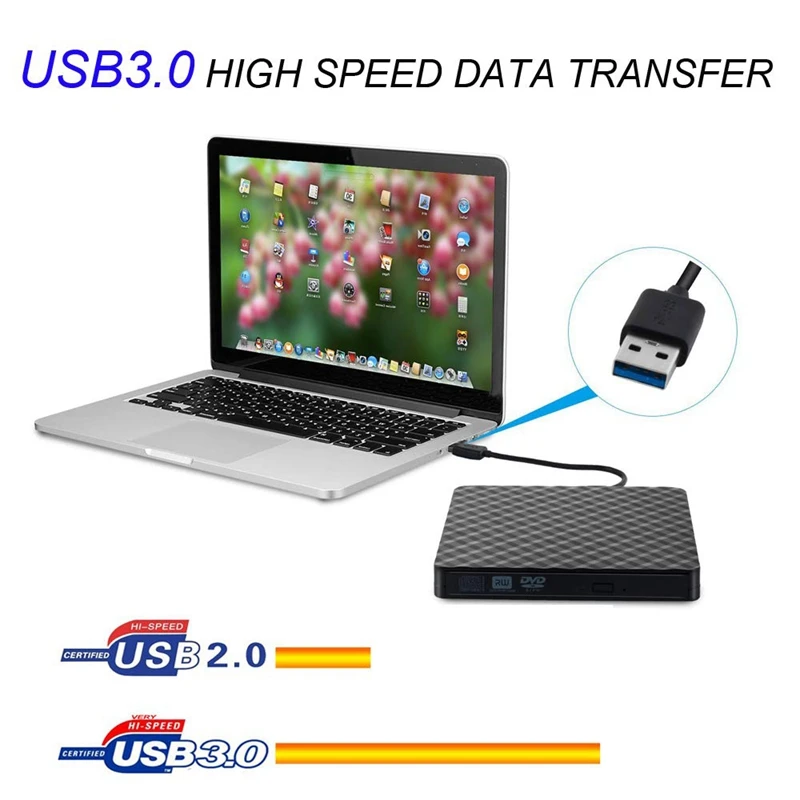 Внешний USB привод BluRay DVD Плеер Bluray BD 3D 3.0 Type C горелка для ноутбука настольного