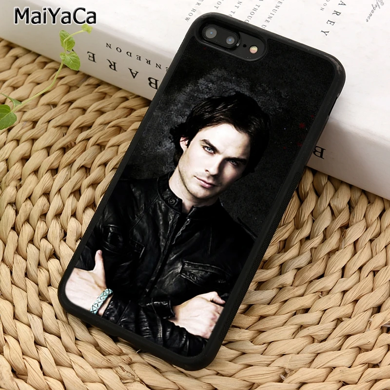 MaiYaCa Деймон Сальваторе чехол для телефона iPhone X XR XS 11 12 13 Pro MAX 5 6 7 8 Plus Samsung Galaxy S8 S9 S10 |