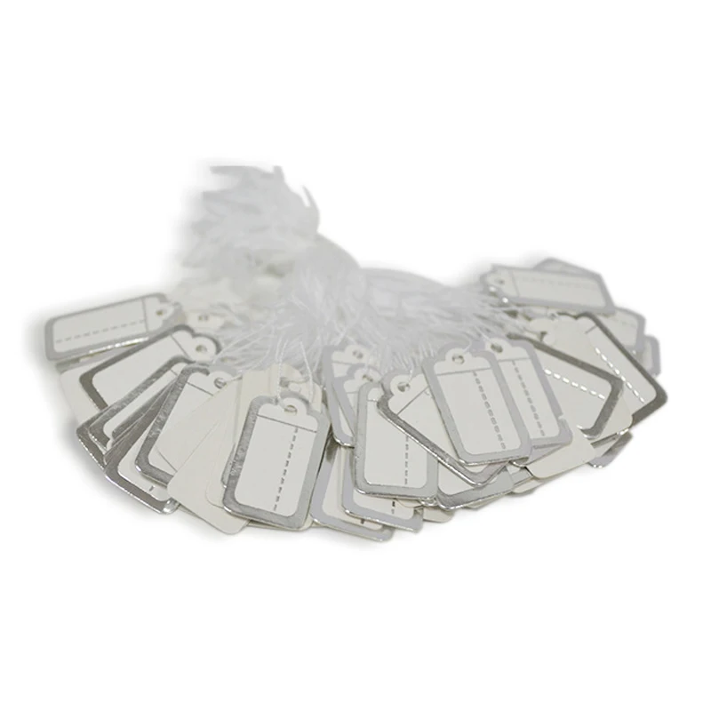 100 шт. ценники для ювелирных изделий с серебряной веревкой|price of air compressor|tag watch