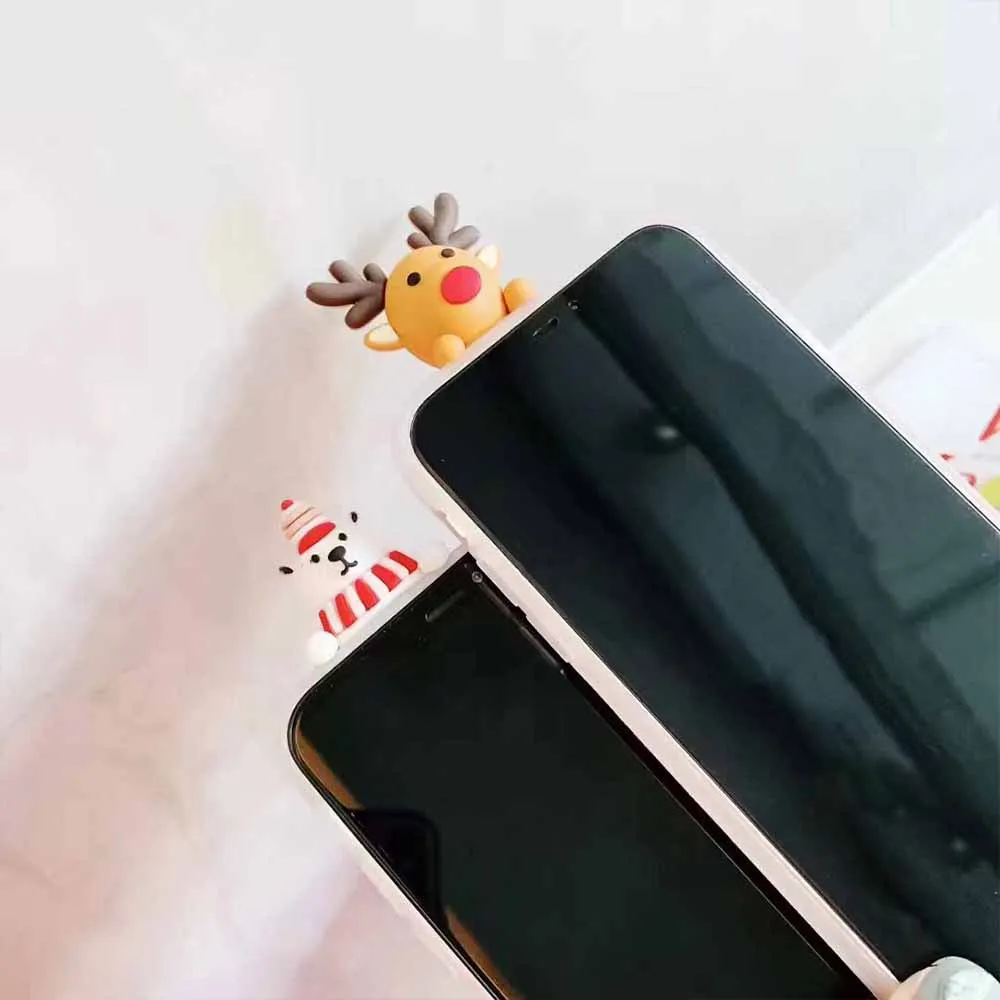 Рождественский подарок, чехол для мобильного телефона huawei p20 lite, чехол mate 20/20 pro, чехол, мягкий силиконовый чехол с изображением милого оленя и медведя, защита от попадания пыли 10,30
