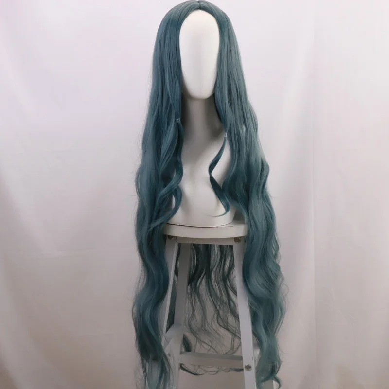 Game Danganronpa Shirogane Tsumugi Wig Danganronpa V3 Killing Harmony Cosplay Wig Slightly Crimped 120cm long (13)