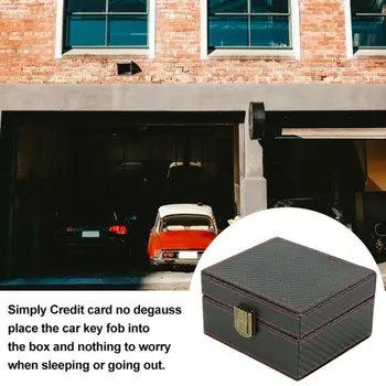 

Anti Theft Blocking Key Box Pouch Safety Non-slip 1 set Signal Blocker Box