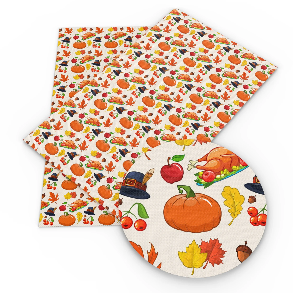 1092156001 David accessories 20*34 см Хэллоуин Тыква искусственная синтетическая искусственная кожа ткань для лук, материалы для ручных поделок, 1Yc7582 - Цвет: 1092156001