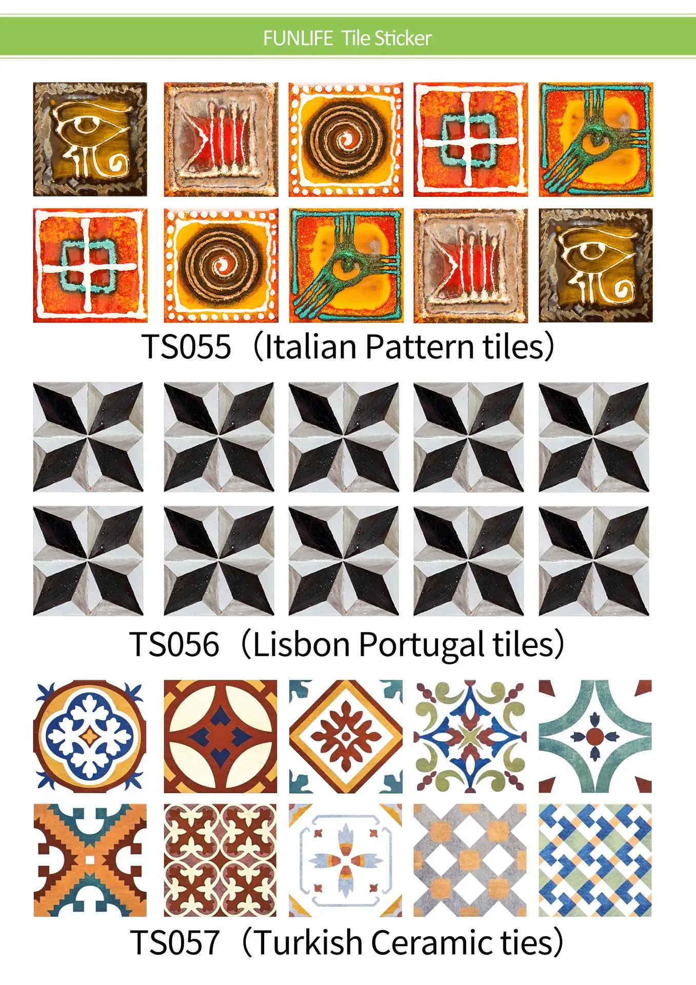 Hot-selling tiles with self-adhesive wall stickers, stickers, oil-proof and waterproof living room, bedroom, kitchen and bathroo