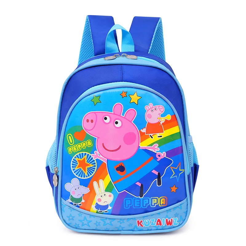 Новинка Свинка Пеппа Джордж розовая свинка плюшевая игрушка кукла каваи Детский сад Школьный Рюкзак кошелек школьный мобильный телефон сумка подарок