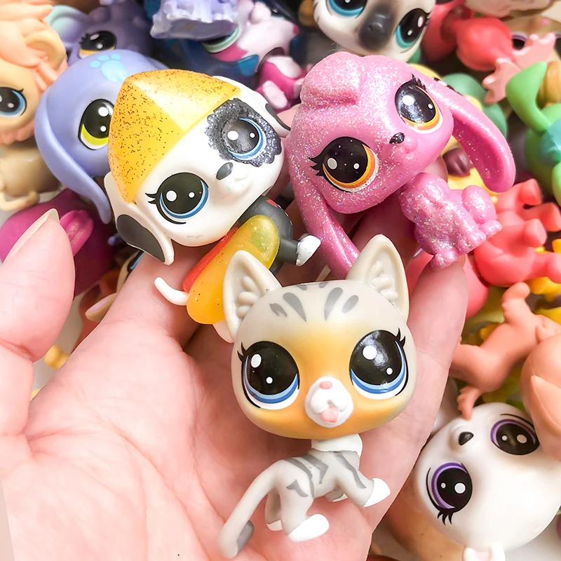 FGHGF LPS Pet shop Коллекция фигурка колли собака кошка белка риббит животные свободные милые детские игрушки фигурка подарок Лпс игрушки игрушки для девочек