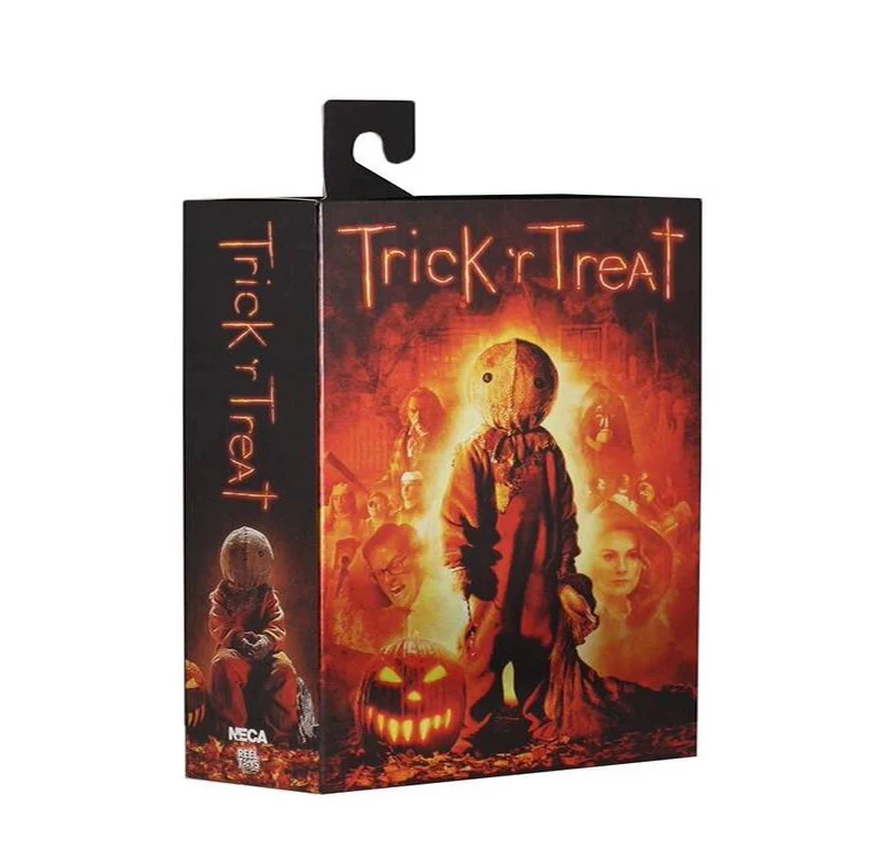 Trick R Treat Sam облаченная " Шкала с сумкой и леденцом Хэллоуин 2007 классический фильм NECA фигурка игрушка кукла подарок