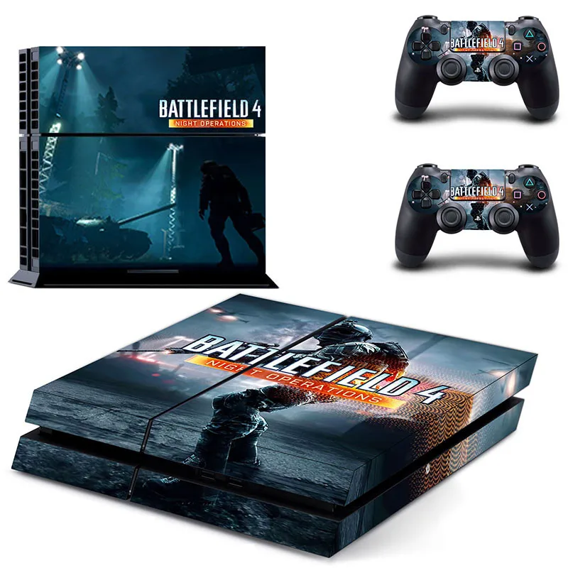Battlefield 4 наклейка s Виниловая наклейка для PS4 PS 4 наклейка игровая станция 4 наклейки Pegatinas для консоли playstation 4 и 2 контроллера