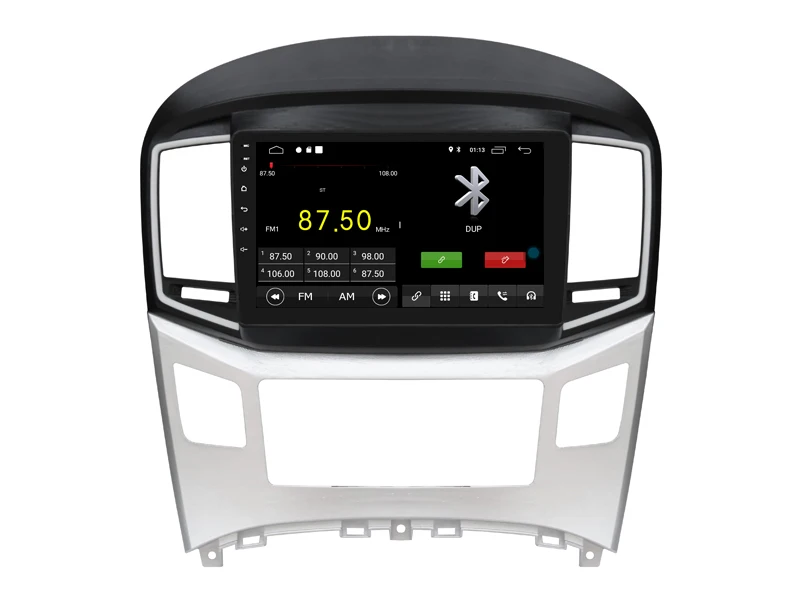 Автомобильный мультимедийный плеер 9 дюймов ips экран монитор gps магнитофон Bluetooth Android 9,0 для HYUNDAI H1 Авто Аудио