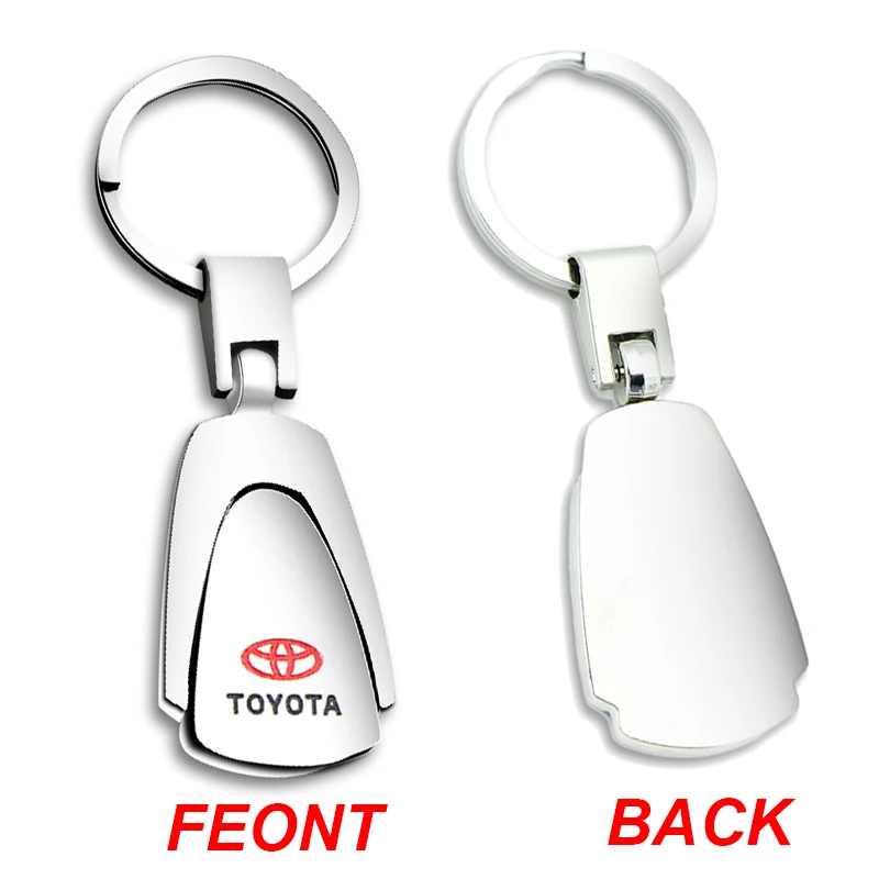 

Alloy Car Key Ring Keychain For Toyotas Corolla Yaris Rav4 Avensis Auris Camry C-hr 86 Prius car accessories