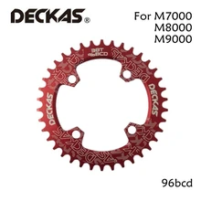 38T Crankset Tooth-Plate-Parts Bike Bicycle M7000 Mountain 96bcd Chainring Deckas MTB