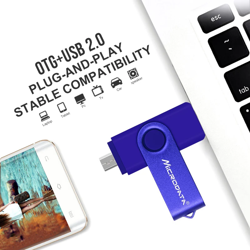 Usb флеш накопитель OTG 4 гб 8 16 32 64 USB 2 0|USB флэш-накопители| |
