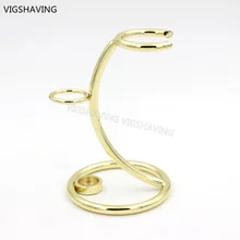 Золотой металлический держатель для бритвы