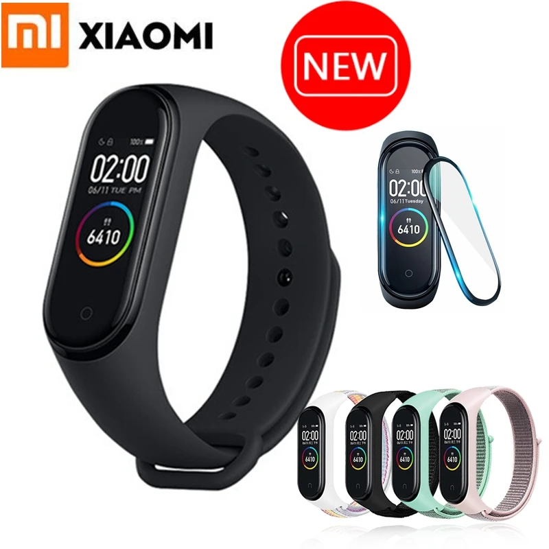 

Xiaomi mi band 4 Global Version Smart Wristband 3 Color AMOLED Screen Heart Rate Fitness Bluetooth 5.0 Sport Waterpfoof Bracelet