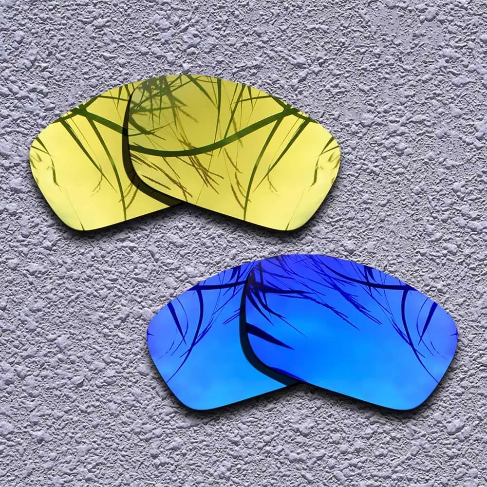 2 Pairs Polarized Replacement Lenses for Oakley Fuel Cell Sunglasses- Multiple Choices - Цвет линз: Golden-Purple