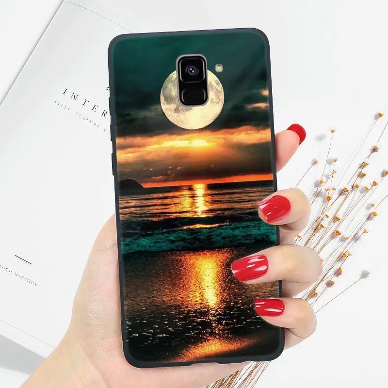 Чехол для samsung J4 Plus чехол Galaxy J6 плюс J3 J5 J7 чехол Крышка Глянцевая блестящая Coque - Цвет: xx16