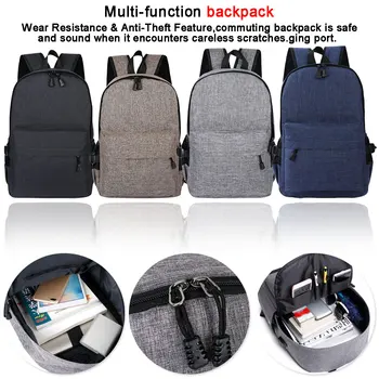 

Multi Function Anti theft Waterproof School Bag Men Women Usb Charging Laptop Backpack Travel Backpack
