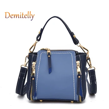 

Fashion Texture Contrast Color Ladies Small Square Bag New French One-shoulder Messenger Bag Luxury Brand Women's Handbag Wallet