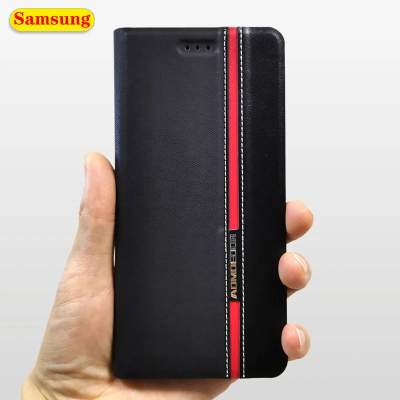 Leather Case Covers For Samsung Galaxy A30 A50 A10 M10 M20 A6 A7 A8 A9 Star J4 J6 J7 J8 Plus 2018 Back Card Wallet Phone Flip