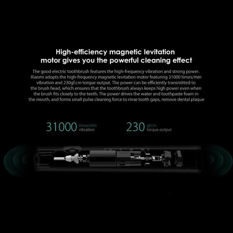 Electric Toothbrush Sound Wave Wireless Charging APP Control