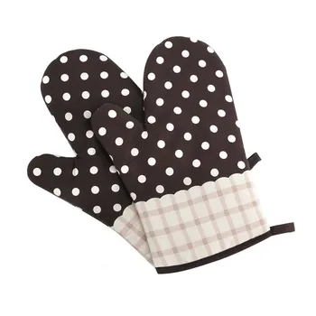 

2 Pcs Microwave Oven Mitts Thick Kitchen Baking Cook Oven Gloves Mitt Heat Insulation Pad Cooking Tools Potholder EM88