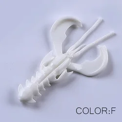 Enhanced Lobster Soft Lure with Shrimp Scent - 65mm 10pcs 1.36g (F)