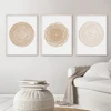 Abstract Geometric Circle Canvas