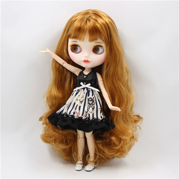 Fortune Days 1/6 bjd кукла dbs joint body Новое матовое лицо мягкие волосы smail лицо белая кожа с бровями блеск для губ SD DBS Подарочная игрушка - Цвет: like a picture