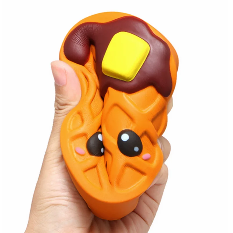 Jumbo сжимаемые вафли шоколад сжатие торта мультфильм игрушка медленно поднимающийся милый мягкий антистресс Сладкая игрушка для детей подарок