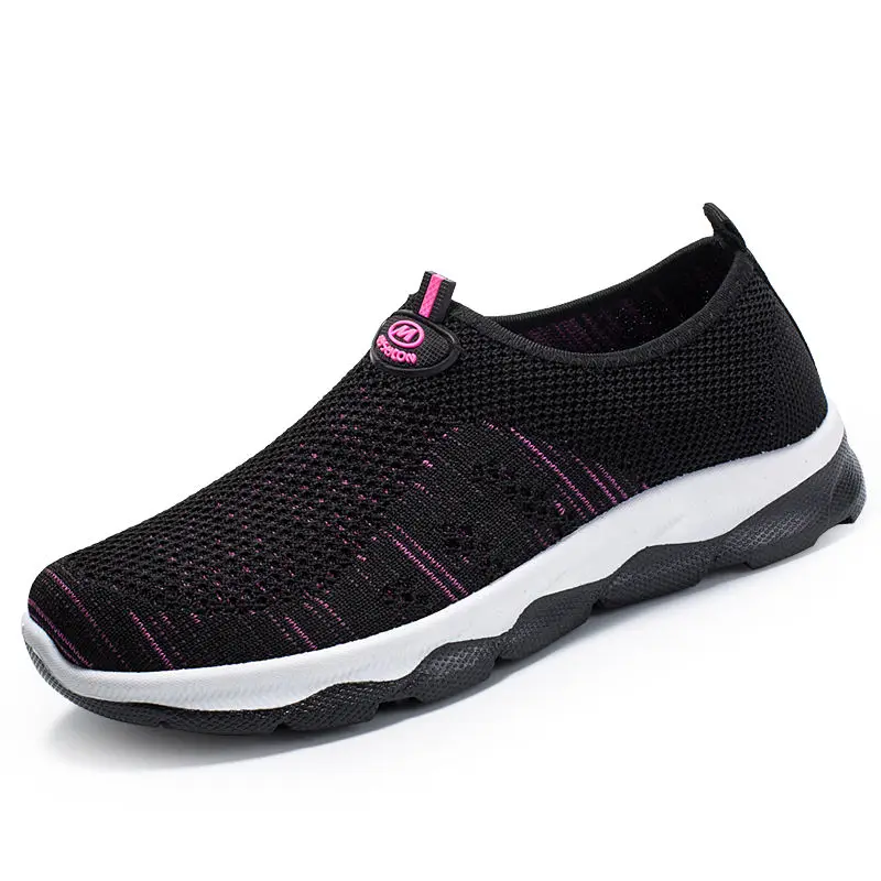 Мужская повседневная обувь Легкая удобная дышащая пара прогулочных кроссовок мужская обувь для вождения Feminino Zapatos - Цвет: women black 703
