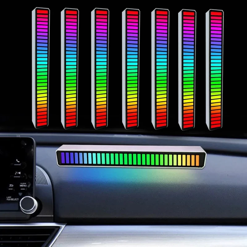 Led Strip Light Sound Control Pickup Rhythm Light Music Atmosphere