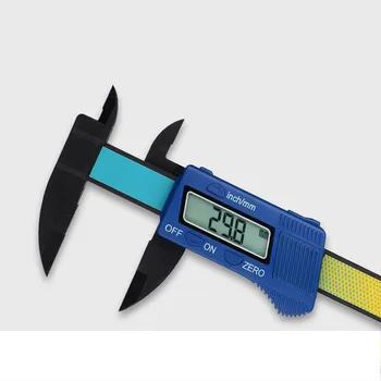 

LCD Digital Display Vernier Caliper Carbon Fiber Digital Electronic Vernier Caliper 150mm Measuring Tool Instrument Micrometer