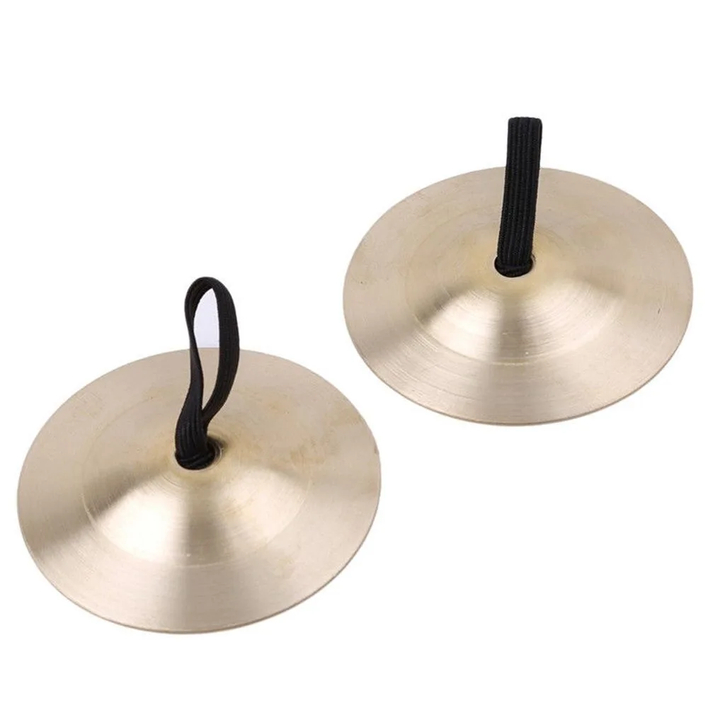 Finger Cymbals 1Pair（2pcs） Belly Dance Texture Design Finger Cymbals Zills Pure Copper Dancing