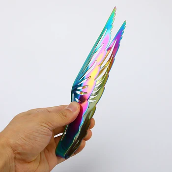 

Trident Wings Style Stainless Steel Shisha Hookah Charcoal Tongs Tweezers Clamp Water Pipe Sheesha Accessories Narguile Chicha
