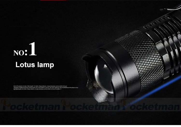 2000 лм мощный светодиодный фонарик с 3 режимами, масштабируемый портативный фонарь 6 цветов, высококачественный Мини светодиодный фонарик Q5