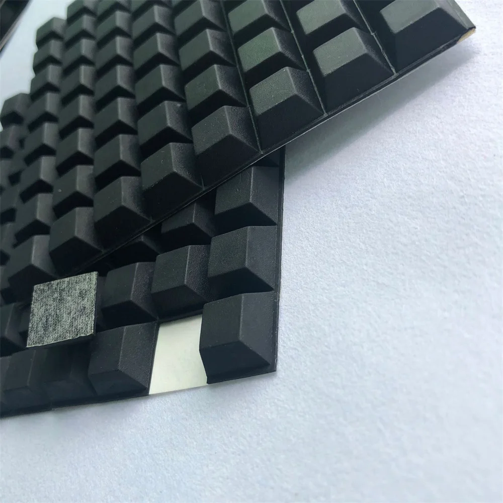 20x20x8mm Rubber Bumper Stop Non-slip Self-Adhesive Feet Door er Pad For Home Furniture Accessories self adhesive handles table foot pad