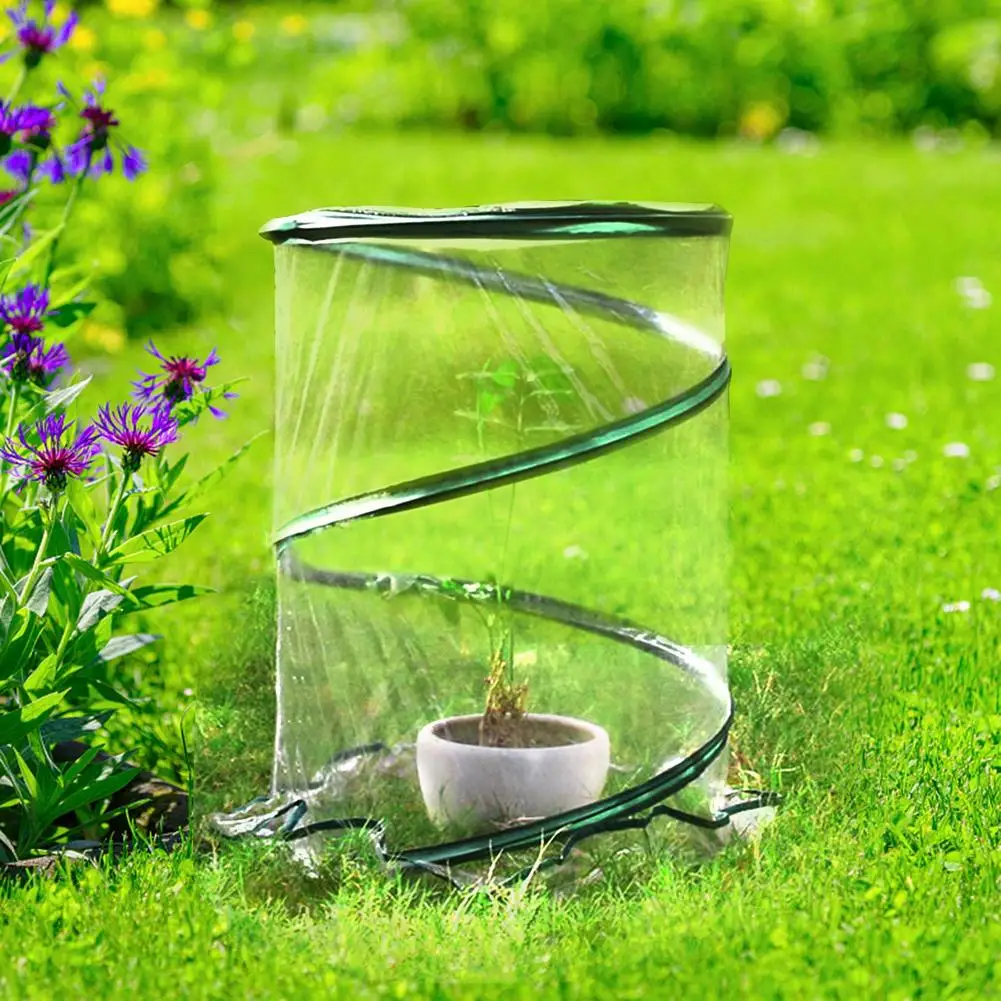 Mini Serra Da Giardino 270x90x90cm - Copertura In PVC Trasparente, Ventilazione - Letto Rialzato - Foto 6