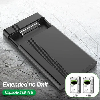 

Bevigac USB 3.0 High Speed External Hard Drive Enclosure Storage Box Case for 2.5inch Serial Port 7-9.5 mm SATA HDD SDD