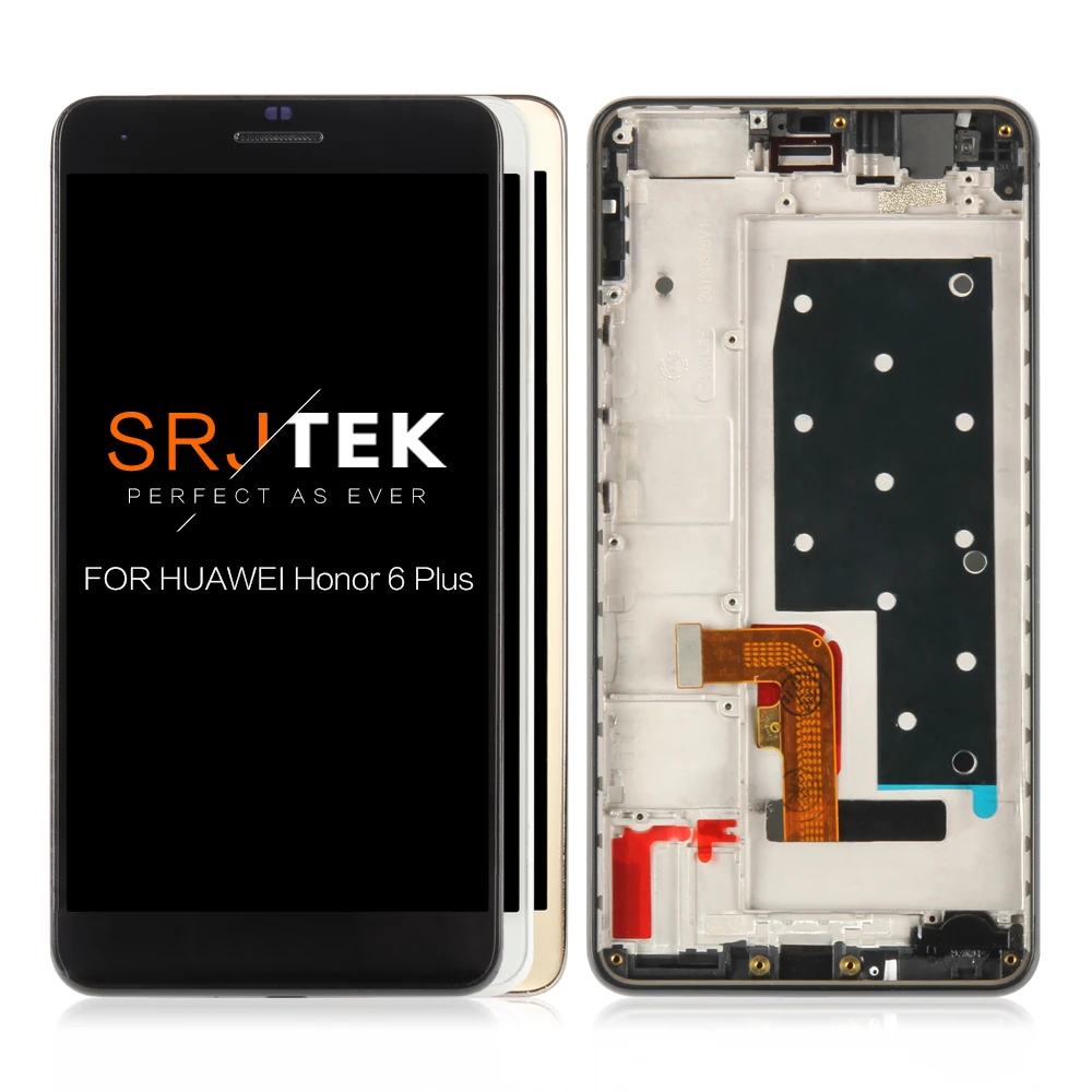 100% Tested 5.5" For Huawei Honor 6 Plus LCD Touch Screen Display Digitizer Assembly Replacement Parts | Компьютеры и офис