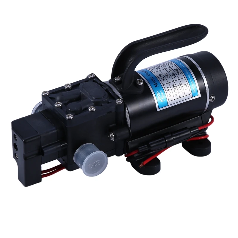Электрический водяной насос 10L/M 24V 120W Self подкачивающий мембранный насос для высокое Давление шайба